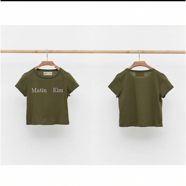 マーティンキム　韓国購入　Tシャツ　ブラウン系