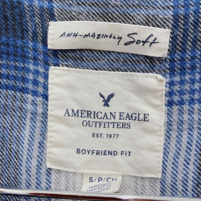 American Eagle(アメリカンイーグル)のAMERICAN EAGLE アメリカンイーグル　シャツ　チェック　S メンズのトップス(シャツ)の商品写真