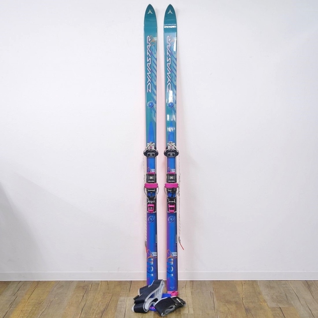 ディナスター 山スキー YETI 185cm 65ｍｍ ビンディング ジルブレッタ 404 silvrtta K MONTANA シール付き 重量実測：2660g（ビンディング含む1本)