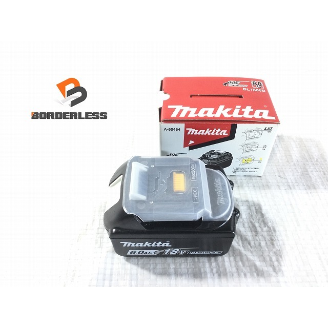 ☆極美品☆makita マキタ 18V 6.0Ah 残量表示付 純正 リチウムイオンバッテリー BL1860B リチュウムイオン電池 蓄電池 充電池 68500