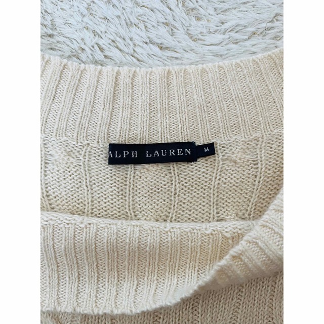 美品 ポロ ラルフローレン ニット サマーニット カシミヤ リネン 人気