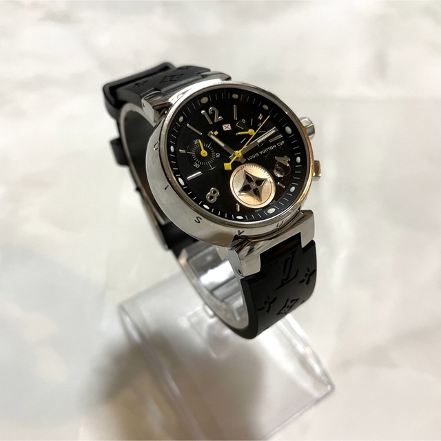 ヴィトン 腕時計美品  Q132G ボーイズ 黒