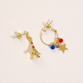 14☆トリコロール ピアス(ピアス)