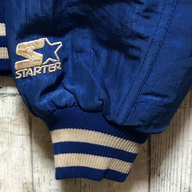 スターター野茂刺繍ドジャースSTARTERスタジアムジャンパースタジャンMLB青