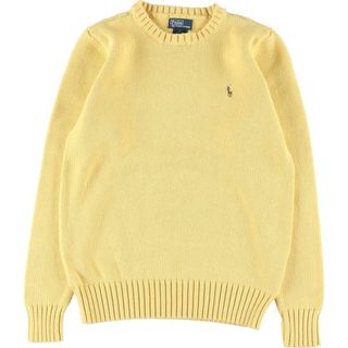 ラルフローレン(Ralph Lauren)の古着 ラルフローレン Ralph Lauren POLO by Ralph Lauren コットンニットセーター レディースS /eaa319621(ニット/セーター)