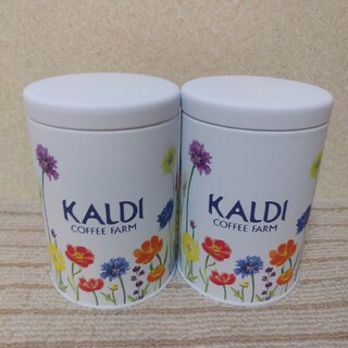 カルディ(KALDI)の【カルディ】　2023  春　キャニスター缶　2個(容器)