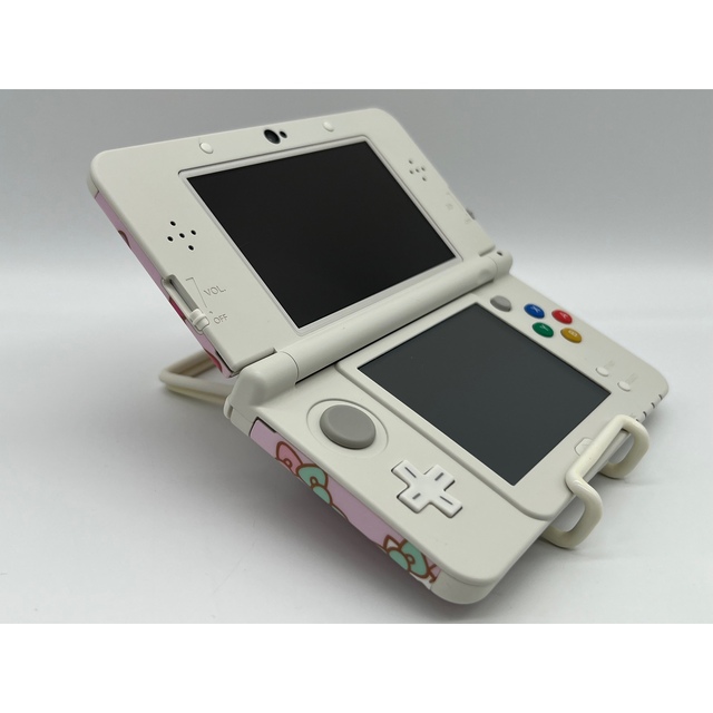 ニンテンドー3DS(ニンテンドー3DS)の【ほぼ完品・美品】Newニンテンドー3DS ハローキティー きせかえ 本体 エンタメ/ホビーのゲームソフト/ゲーム機本体(携帯用ゲーム機本体)の商品写真