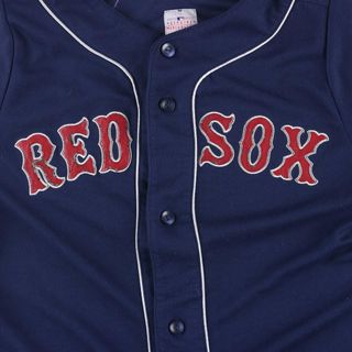 マジェスティック majestic MLB BOSTON RED SOX ボストンレッドソックス ゲームシャツ ベースボールシャツ USA製 メンズXXL /eaa337016