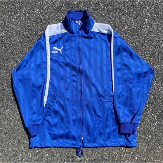 あいみょん着用 同型同色 プーマ バイカラー トラックジャケット 青