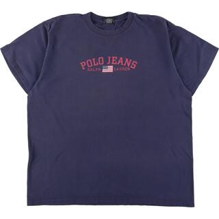 ラルフローレン(Ralph Lauren)の古着 ラルフローレン Ralph Lauren POLO JEANS COMPANY 半袖 プリントTシャツ メンズXL /eaa322329(Tシャツ/カットソー(半袖/袖なし))