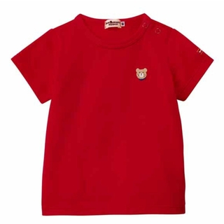 ホットビスケッツ(HOT BISCUITS)のミキハウス　ホットビスケッツ　90cm半袖 Ｔシャツ 赤(Tシャツ/カットソー)