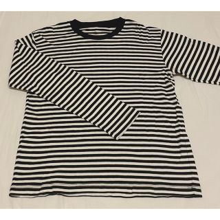 ムジルシリョウヒン(MUJI (無印良品))の【無印良品】ボーダーTシャツ(Tシャツ(長袖/七分))