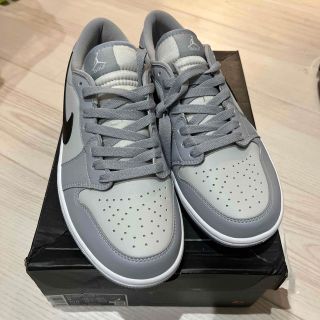 ナイキ(NIKE)のNIKE エアジョーダン1 LOW G ゴルフ　ウルフグレー　WOLF 27cm(シューズ)