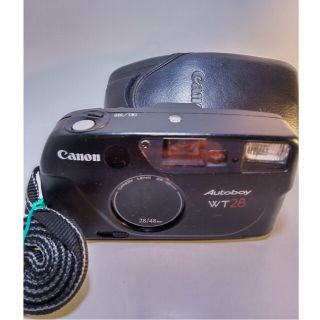 Canon AutoBoy WT28 フィルムカメラ　■ケース、ストラップ付き■(フィルムカメラ)