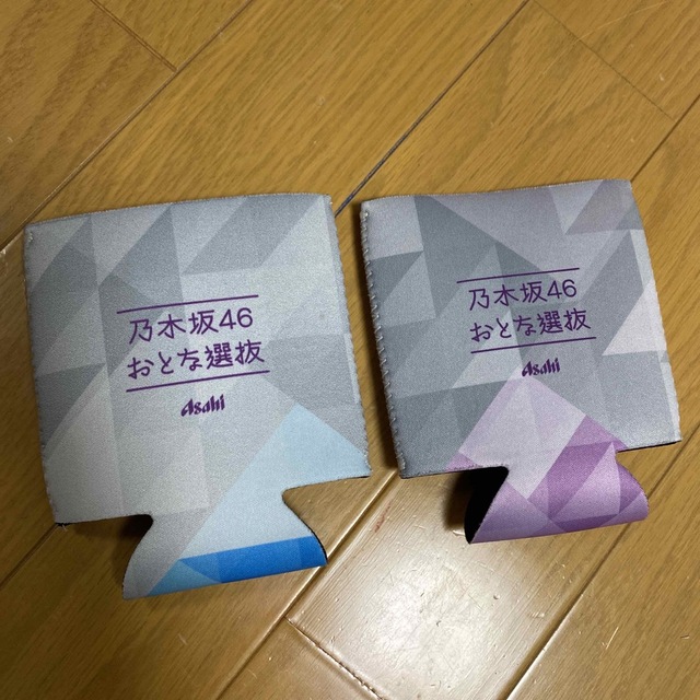 乃木坂46(ノギザカフォーティーシックス)の乃木坂 クリアアサヒ　オリジナル缶ホルダー エンタメ/ホビーのタレントグッズ(女性タレント)の商品写真