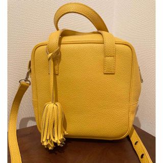 ビューティアンドユースユナイテッドアローズ(BEAUTY&YOUTH UNITED ARROWS)のch!iiibag スクエアボストン　イエロー(ショルダーバッグ)