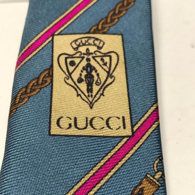 Gucci(グッチ)のGD様専用【美品】★GUCCI/グッチ★伊製 シルク100％ ネクタイ ネイビー メンズのファッション小物(ネクタイ)の商品写真