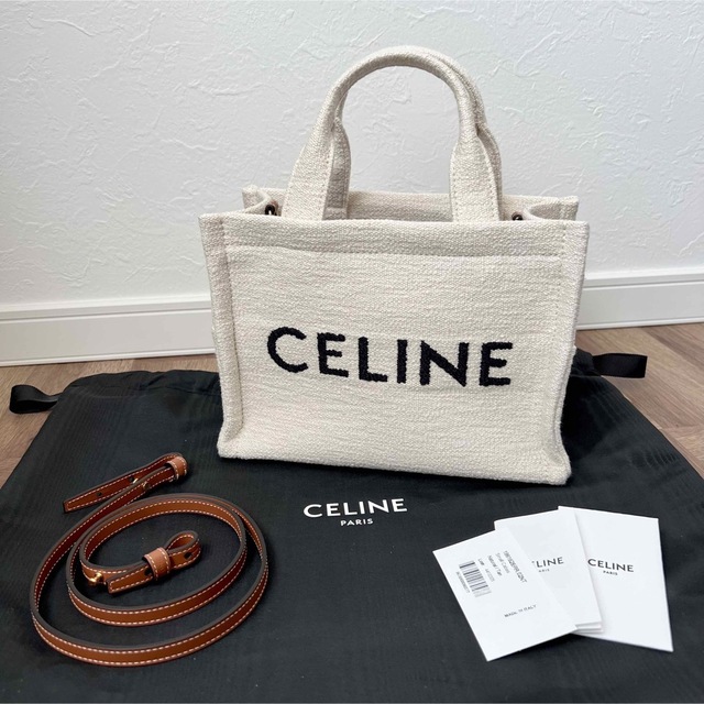 新品 CELINE セリーヌ カバタイス スモールトートバッグ