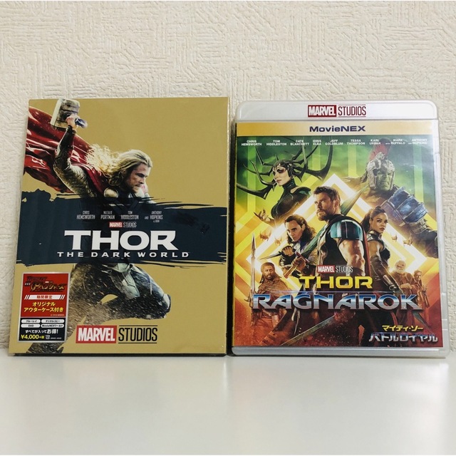 MARVEL(マーベル)のマイティ・ソー MovieNEX Blu-ray 2作品セット エンタメ/ホビーのDVD/ブルーレイ(外国映画)の商品写真