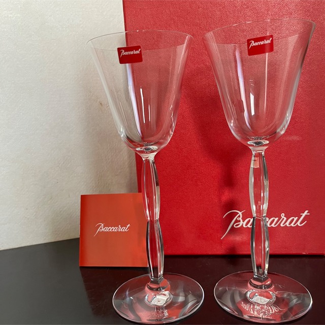 Baccarat(バカラ)の【新品・未使用】箱入り　バカラ　グラス　ペアグラス　ワイングラス インテリア/住まい/日用品のキッチン/食器(グラス/カップ)の商品写真