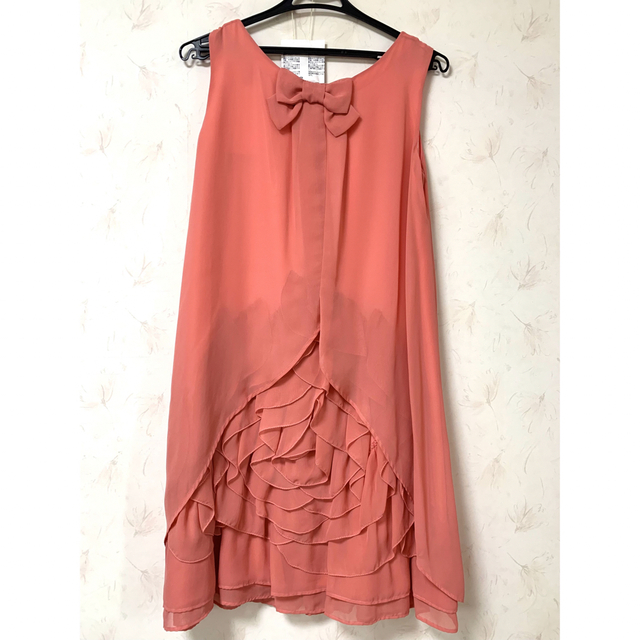 form forma(フォルムフォルマ)のフォルムフォルマ　ドレス　ワンピース　ピンク レディースのフォーマル/ドレス(ミディアムドレス)の商品写真
