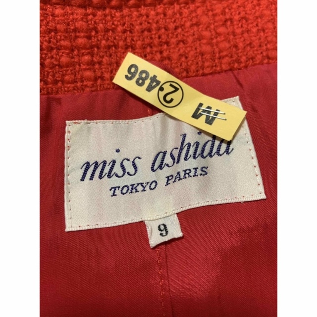 美品　ミスアシダ（miss ashida）スプリングコート9号　クリーニング済