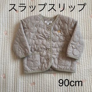 ベベ(BeBe)のスラップスリップ　さくらんぼ　キルト　アウター　90cm(ジャケット/上着)