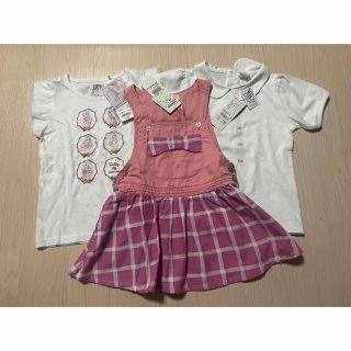 ウィルメリー(WILL MERY)の新品.Tシャツ・ワンピースセット　ウィルメリー　ユニクロ他100.110(Tシャツ/カットソー)