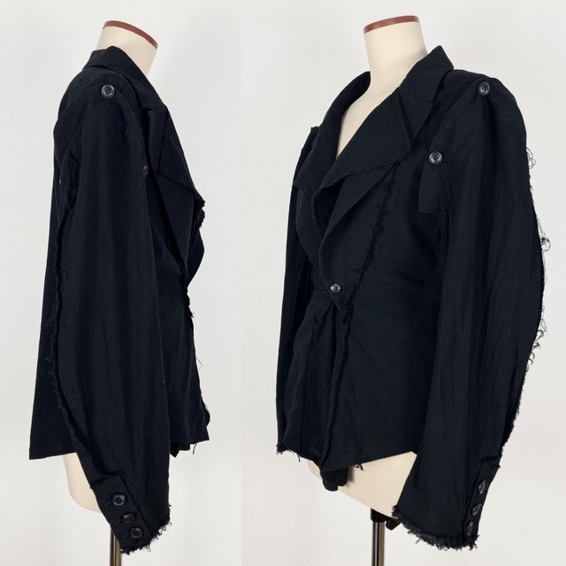 LIMI feu C/Li A Button Sleeve Jacket黒2-