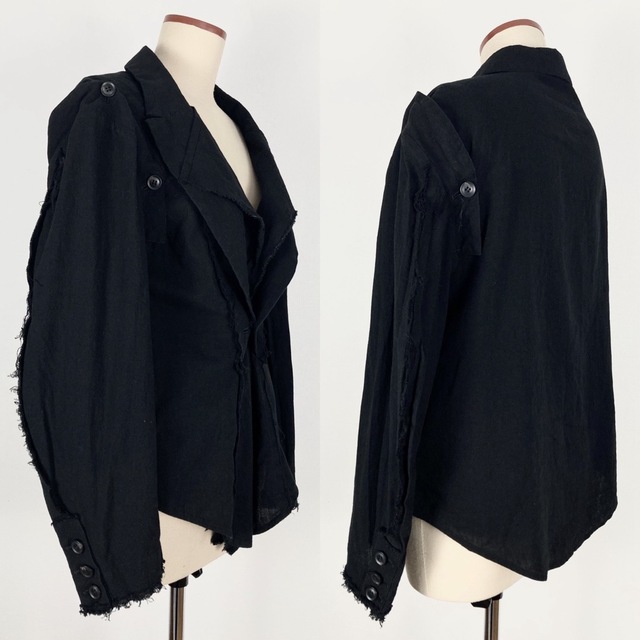 LIMI feu C/Li A Button Sleeve Jacket黒2-