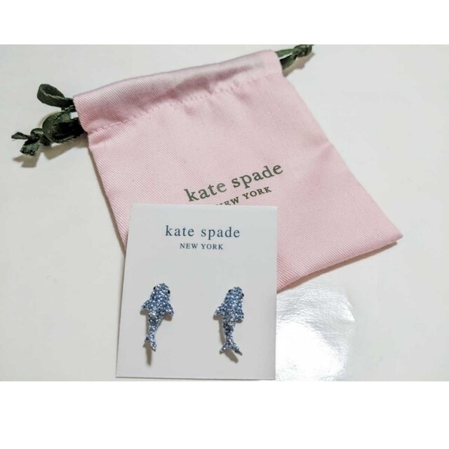kate spade new york(ケイトスペードニューヨーク)の【新品】kate spade ケイトスペード ピアス　シャーク　サメ レディースのアクセサリー(ピアス)の商品写真