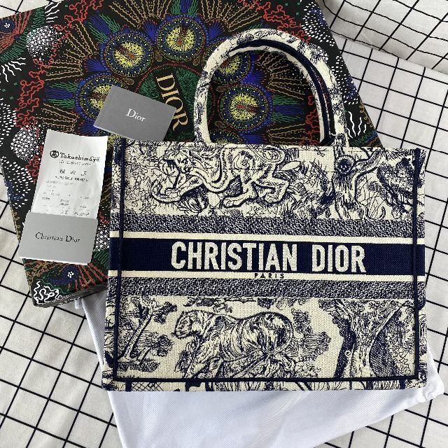 Christian Dior - ☆极美品 ディオール DIOR BOOK TOTE ミディアムバッグ