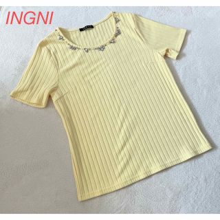 イング(INGNI)のイング　INGNI ビジュー　カットソー　トップス 半袖Tシャツ 半袖 (カットソー(半袖/袖なし))