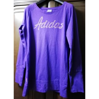 アディダス(adidas)のAdidas Tシャツ　紫色(Tシャツ/カットソー(七分/長袖))