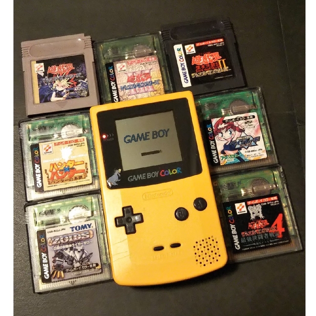 ●値下げ●動作確認済● ゲームボーイカラー イエロー 本体 ソフト 7本セット | フリマアプリ ラクマ