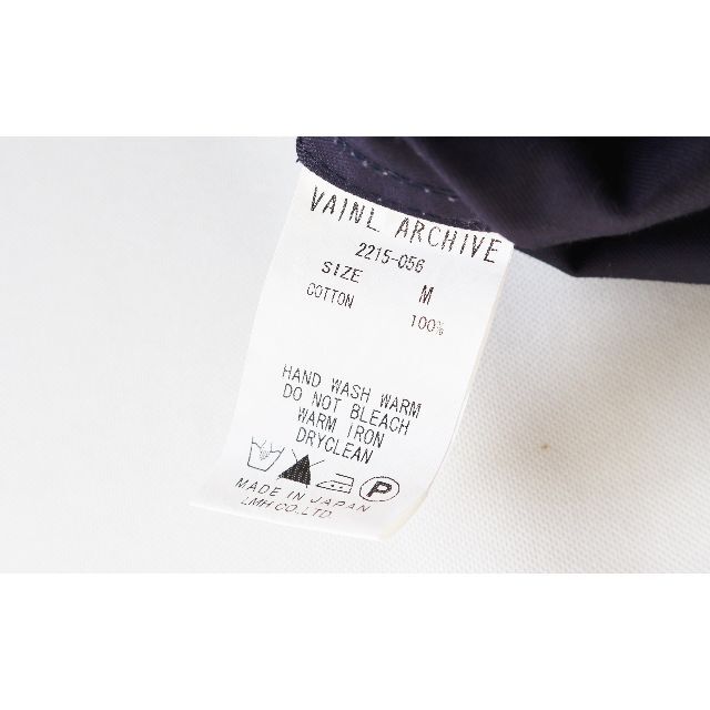 VAINL ARCHIVE(ヴァイナルアーカイブ)のVAINL ARCHIVE　ベンタイルコットン ノーカラーシャツジャケット メンズのジャケット/アウター(ミリタリージャケット)の商品写真