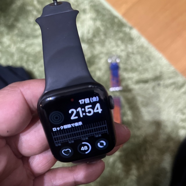 Apple Watch(アップルウォッチ)のApple Watch 6 44mm アルミGPS スペースグレイ メンズの時計(腕時計(デジタル))の商品写真