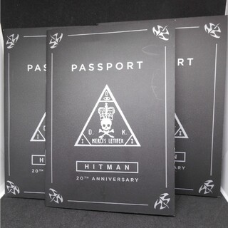 PlayStation4 - ヒットマン3 特典 20周年記念パスポート 3セット