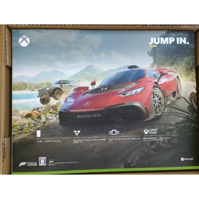 Xbox(エックスボックス)のXbox マイクロソフト Xbox Series X FORZA HORIZON エンタメ/ホビーのゲームソフト/ゲーム機本体(家庭用ゲーム機本体)の商品写真