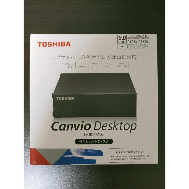 新品/未開封】HD-TDA6U3-B [HD-TDAシリーズ 6TB ブラックbuffalo