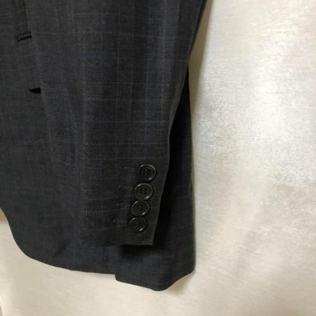 イタリア製 PRONT UOMO テーラードジャケット チェック柄 ウール