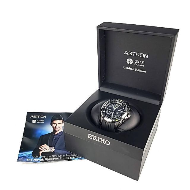 ☆【ベルト洗浄済稼働品】セイコー SEIKO ジョコビッチモデル 世界5000