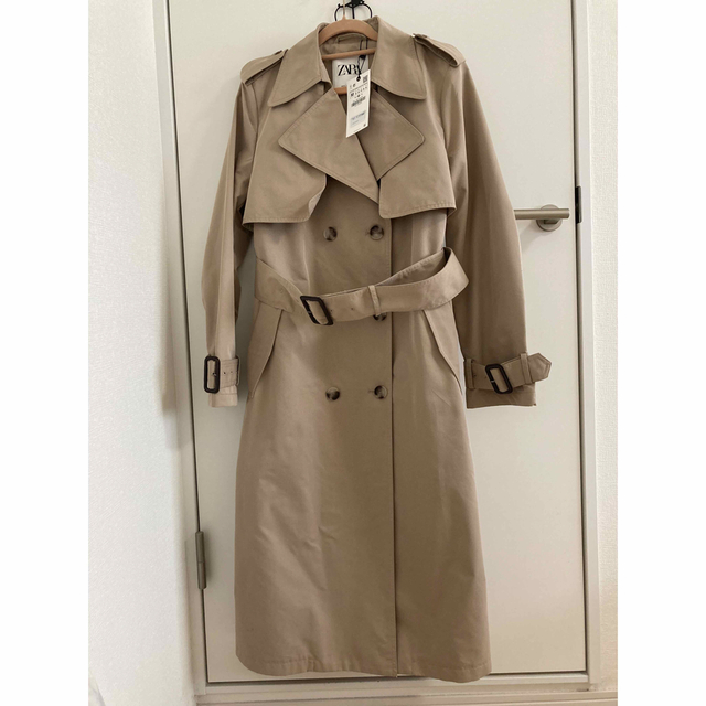 新品　ZARA タブフィットトレンチコート　Mサイズ