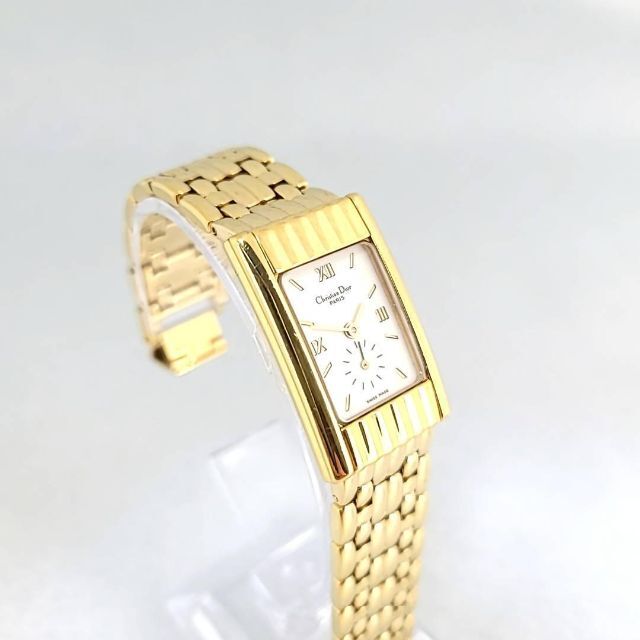 ☆【美品稼働品】Dior ディオール ゴールド スモセコ ローマ