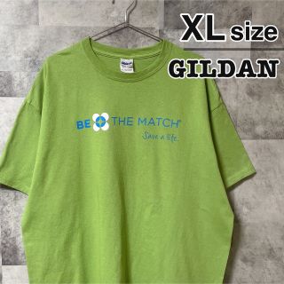 ギルタン(GILDAN)のGILDAN ギルダン　Tシャツ　旧タグ　ライトグリーン　黄緑　USA古着(Tシャツ/カットソー(半袖/袖なし))