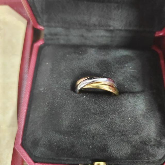 Cartier - カルティエ トリニティ 3連 750 スリーカラー リング 指輪