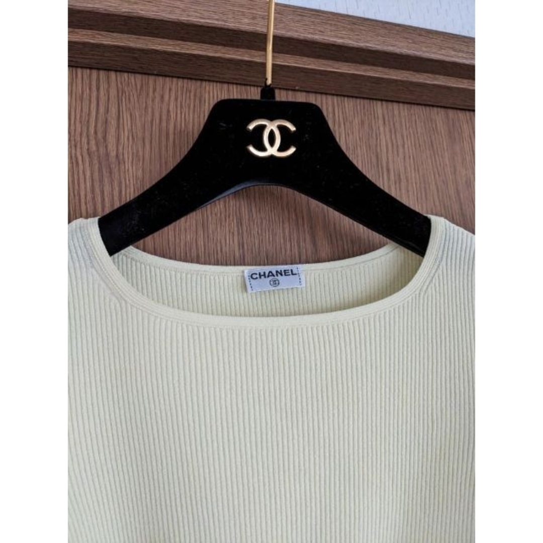 CHANEL 　シャネル　半袖　カットソー　トップス　サマーニット