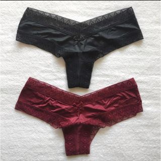 ヴィクトリアズシークレット(Victoria's Secret)の■新品■Victoria's secret レースショーツ2点セット XS(ショーツ)