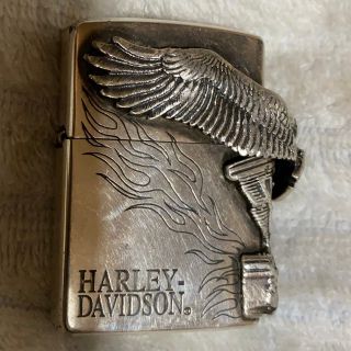 イブシメタル　ハーレー ダビッドソン　ZIPPO  ジッポー　サイドウイング