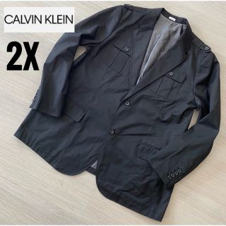 カルバンクライン(Calvin Klein)のカルバンクライン ジャケット ビッグ 大きめ 大きい 春 秋 テーラード(テーラードジャケット)